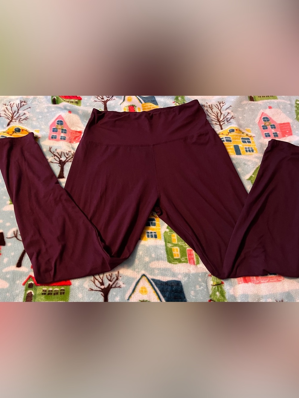 High-Waist Plum Performance Leggings